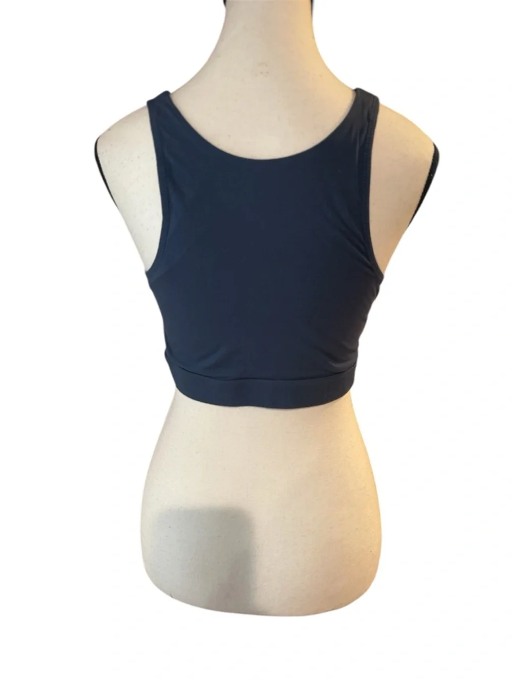 Pact Deep V Navy Blue Sports Bra - Picture 3 of 4